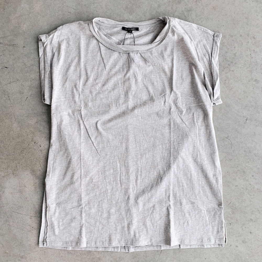 Julia Rolled Sleeve Muscle Top